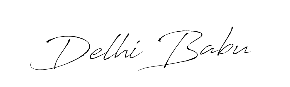 Antro_Vectra is a professional signature style that is perfect for those who want to add a touch of class to their signature. It is also a great choice for those who want to make their signature more unique. Get Delhi Babu name to fancy signature for free. Delhi Babu signature style 6 images and pictures png