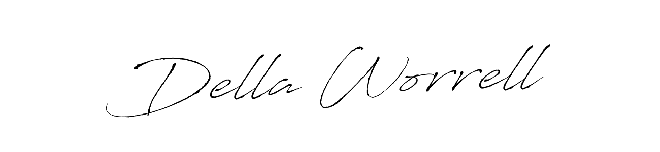 The best way (Antro_Vectra) to make a short signature is to pick only two or three words in your name. The name Della Worrell include a total of six letters. For converting this name. Della Worrell signature style 6 images and pictures png