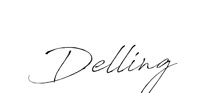 How to make Delling signature? Antro_Vectra is a professional autograph style. Create handwritten signature for Delling name. Delling signature style 6 images and pictures png