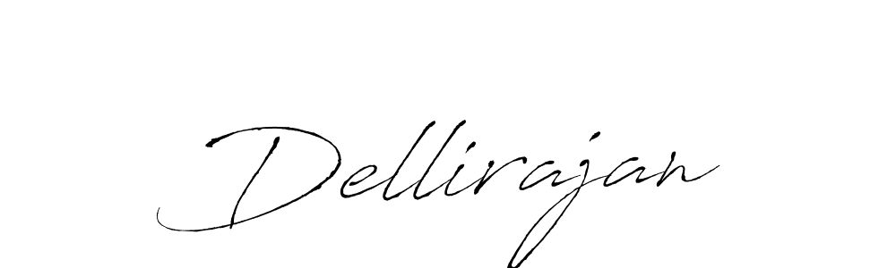 Design your own signature with our free online signature maker. With this signature software, you can create a handwritten (Antro_Vectra) signature for name Dellirajan. Dellirajan signature style 6 images and pictures png