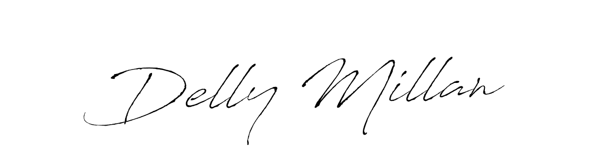 How to Draw Delly Millan signature style? Antro_Vectra is a latest design signature styles for name Delly Millan. Delly Millan signature style 6 images and pictures png