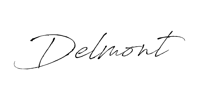 Design your own signature with our free online signature maker. With this signature software, you can create a handwritten (Antro_Vectra) signature for name Delmont. Delmont signature style 6 images and pictures png