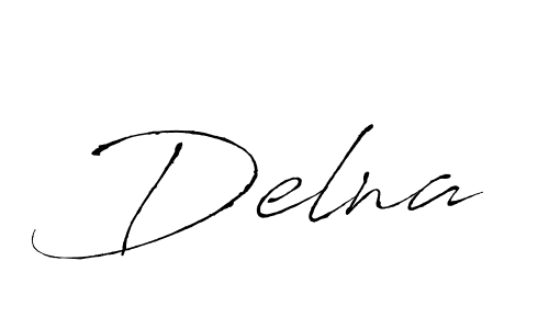 You should practise on your own different ways (Antro_Vectra) to write your name (Delna) in signature. don't let someone else do it for you. Delna signature style 6 images and pictures png