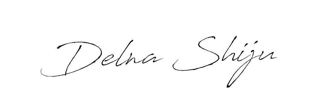 You should practise on your own different ways (Antro_Vectra) to write your name (Delna Shiju) in signature. don't let someone else do it for you. Delna Shiju signature style 6 images and pictures png