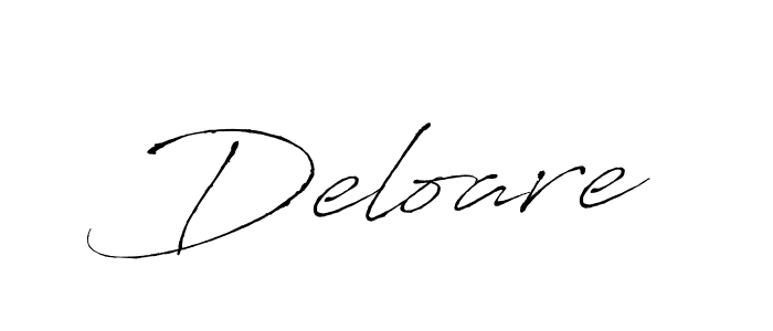 Deloare stylish signature style. Best Handwritten Sign (Antro_Vectra) for my name. Handwritten Signature Collection Ideas for my name Deloare. Deloare signature style 6 images and pictures png