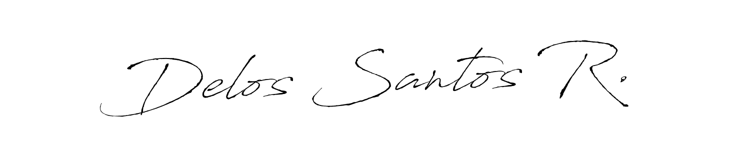 Also we have Delos Santos R. name is the best signature style. Create professional handwritten signature collection using Antro_Vectra autograph style. Delos Santos R. signature style 6 images and pictures png