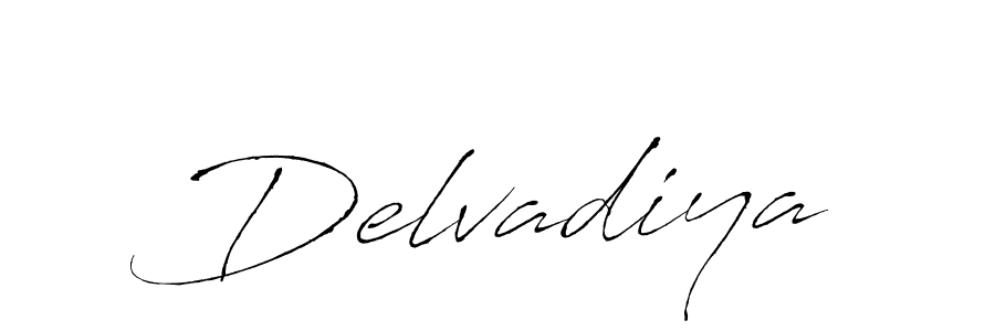 Delvadiya stylish signature style. Best Handwritten Sign (Antro_Vectra) for my name. Handwritten Signature Collection Ideas for my name Delvadiya. Delvadiya signature style 6 images and pictures png