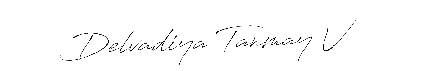 if you are searching for the best signature style for your name Delvadiya Tanmay V. so please give up your signature search. here we have designed multiple signature styles  using Antro_Vectra. Delvadiya Tanmay V signature style 6 images and pictures png