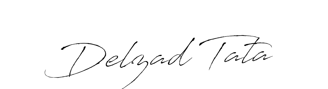 You should practise on your own different ways (Antro_Vectra) to write your name (Delzad Tata) in signature. don't let someone else do it for you. Delzad Tata signature style 6 images and pictures png