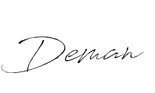 Also we have Deman name is the best signature style. Create professional handwritten signature collection using Antro_Vectra autograph style. Deman signature style 6 images and pictures png