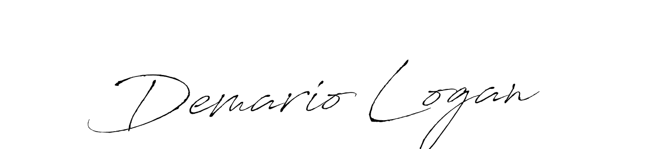 How to make Demario Logan name signature. Use Antro_Vectra style for creating short signs online. This is the latest handwritten sign. Demario Logan signature style 6 images and pictures png