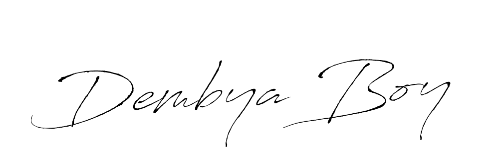 Also You can easily find your signature by using the search form. We will create Dembya Boy name handwritten signature images for you free of cost using Antro_Vectra sign style. Dembya Boy signature style 6 images and pictures png