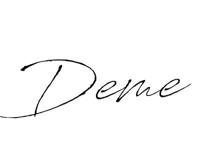 How to Draw Deme signature style? Antro_Vectra is a latest design signature styles for name Deme. Deme signature style 6 images and pictures png