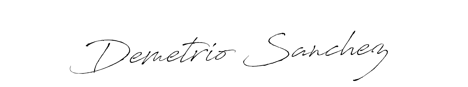 if you are searching for the best signature style for your name Demetrio Sanchez. so please give up your signature search. here we have designed multiple signature styles  using Antro_Vectra. Demetrio Sanchez signature style 6 images and pictures png