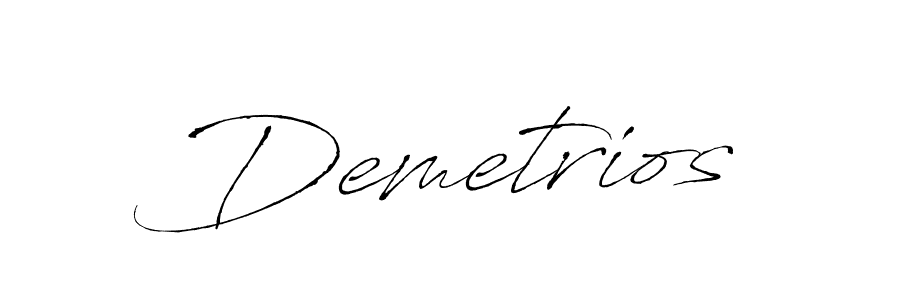 How to make Demetrios signature? Antro_Vectra is a professional autograph style. Create handwritten signature for Demetrios name. Demetrios signature style 6 images and pictures png