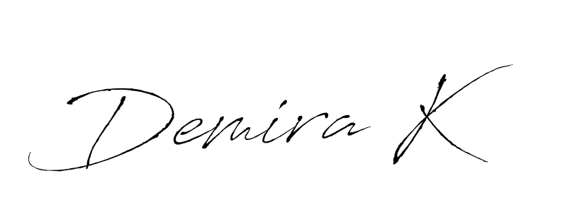 Similarly Antro_Vectra is the best handwritten signature design. Signature creator online .You can use it as an online autograph creator for name Demira K. Demira K signature style 6 images and pictures png