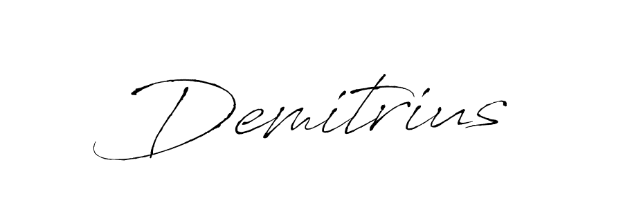 Make a beautiful signature design for name Demitrius. With this signature (Antro_Vectra) style, you can create a handwritten signature for free. Demitrius signature style 6 images and pictures png