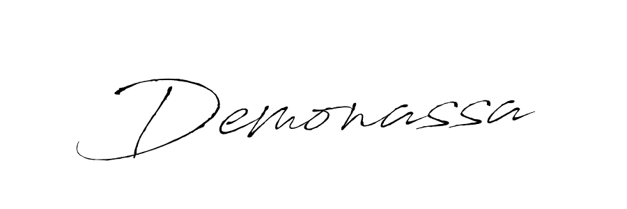 How to make Demonassa signature? Antro_Vectra is a professional autograph style. Create handwritten signature for Demonassa name. Demonassa signature style 6 images and pictures png