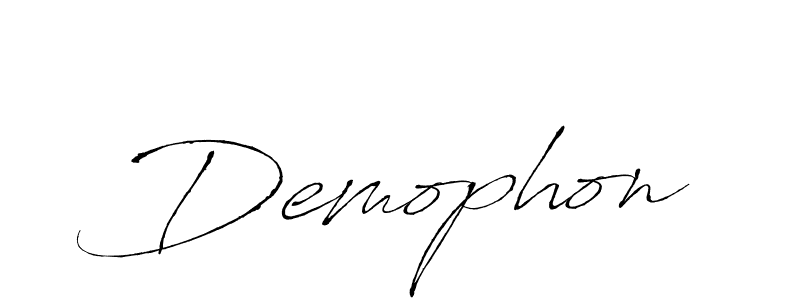 Make a beautiful signature design for name Demophon. With this signature (Antro_Vectra) style, you can create a handwritten signature for free. Demophon signature style 6 images and pictures png