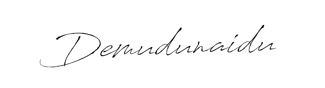 How to make Demudunaidu signature? Antro_Vectra is a professional autograph style. Create handwritten signature for Demudunaidu name. Demudunaidu signature style 6 images and pictures png