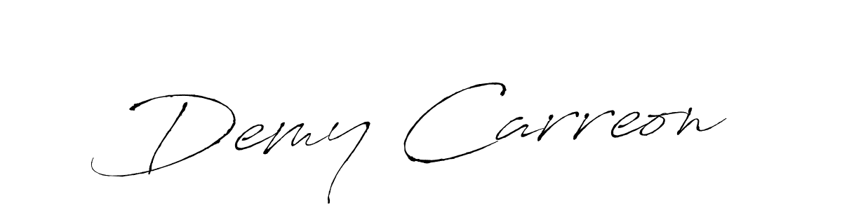 Also You can easily find your signature by using the search form. We will create Demy Carreon name handwritten signature images for you free of cost using Antro_Vectra sign style. Demy Carreon signature style 6 images and pictures png