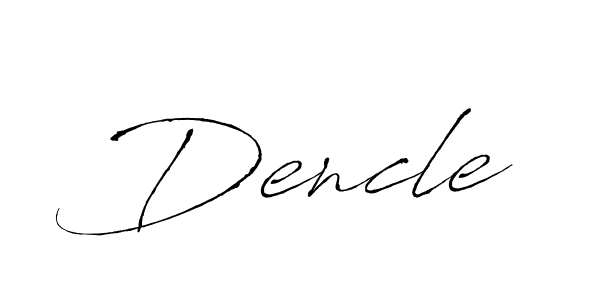 You should practise on your own different ways (Antro_Vectra) to write your name (Dencle) in signature. don't let someone else do it for you. Dencle signature style 6 images and pictures png