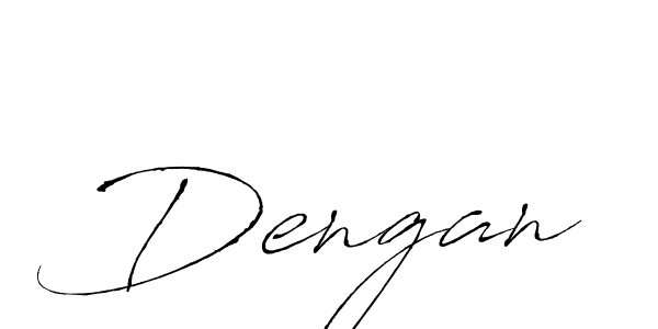 Design your own signature with our free online signature maker. With this signature software, you can create a handwritten (Antro_Vectra) signature for name Dengan. Dengan signature style 6 images and pictures png