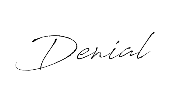 Make a beautiful signature design for name Denial. With this signature (Antro_Vectra) style, you can create a handwritten signature for free. Denial signature style 6 images and pictures png