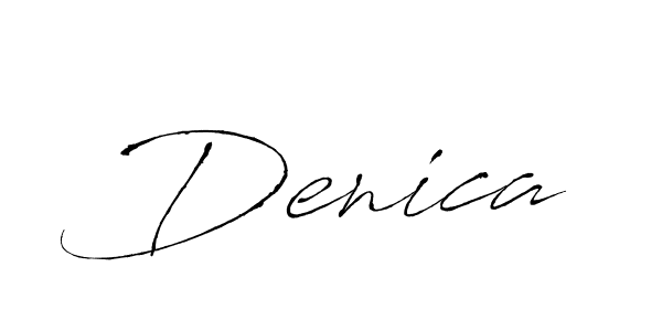 Antro_Vectra is a professional signature style that is perfect for those who want to add a touch of class to their signature. It is also a great choice for those who want to make their signature more unique. Get Denica name to fancy signature for free. Denica signature style 6 images and pictures png