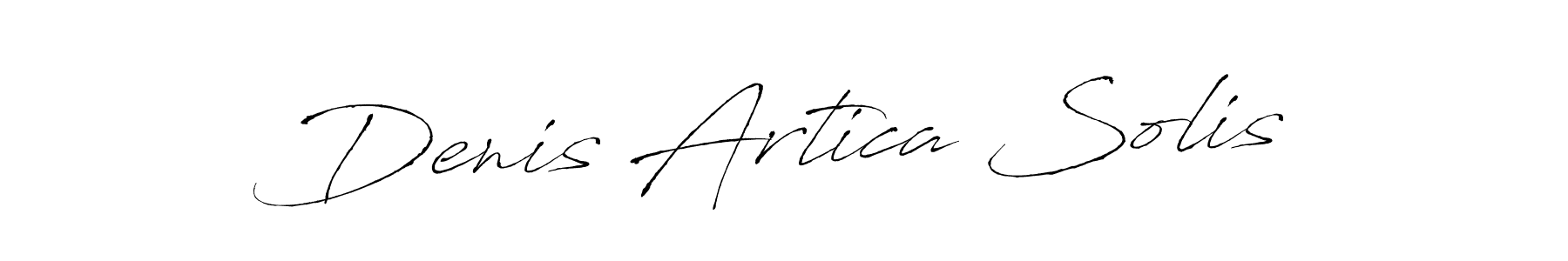 Also we have Denis Artica Solis name is the best signature style. Create professional handwritten signature collection using Antro_Vectra autograph style. Denis Artica Solis signature style 6 images and pictures png