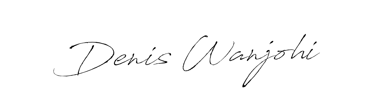 Use a signature maker to create a handwritten signature online. With this signature software, you can design (Antro_Vectra) your own signature for name Denis Wanjohi. Denis Wanjohi signature style 6 images and pictures png