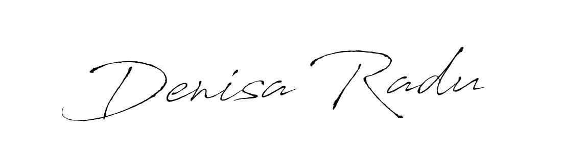 How to make Denisa Radu signature? Antro_Vectra is a professional autograph style. Create handwritten signature for Denisa Radu name. Denisa Radu signature style 6 images and pictures png