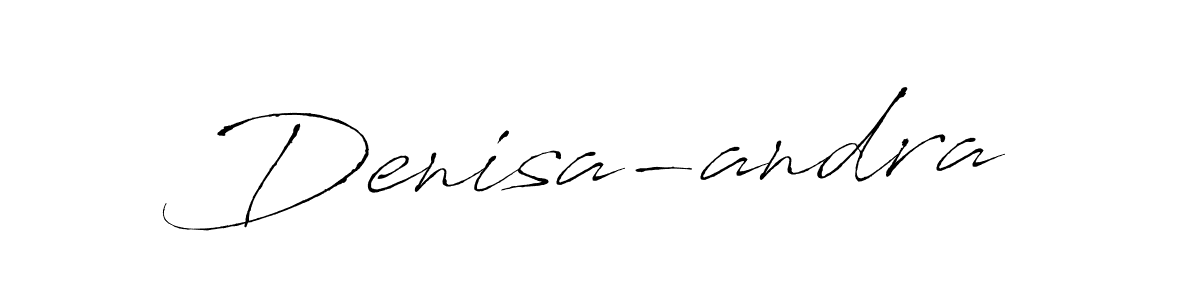 Denisa-andra stylish signature style. Best Handwritten Sign (Antro_Vectra) for my name. Handwritten Signature Collection Ideas for my name Denisa-andra. Denisa-andra signature style 6 images and pictures png