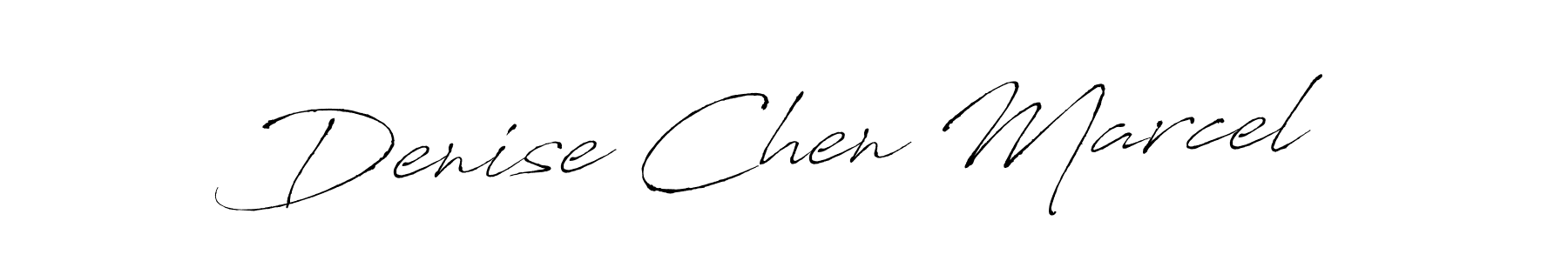 The best way (Antro_Vectra) to make a short signature is to pick only two or three words in your name. The name Denise Chen Marcel include a total of six letters. For converting this name. Denise Chen Marcel signature style 6 images and pictures png