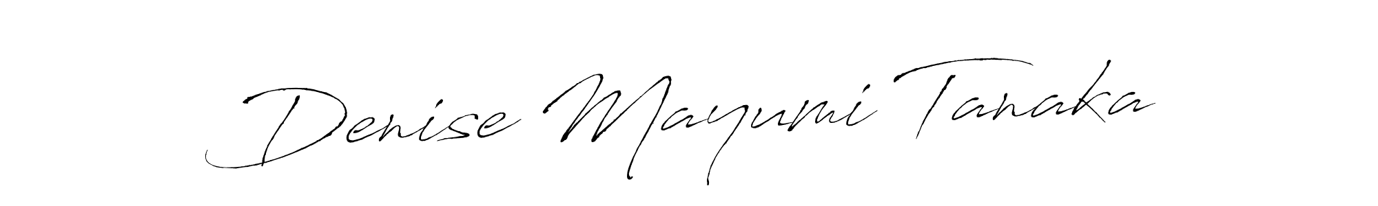 How to make Denise Mayumi Tanaka signature? Antro_Vectra is a professional autograph style. Create handwritten signature for Denise Mayumi Tanaka name. Denise Mayumi Tanaka signature style 6 images and pictures png