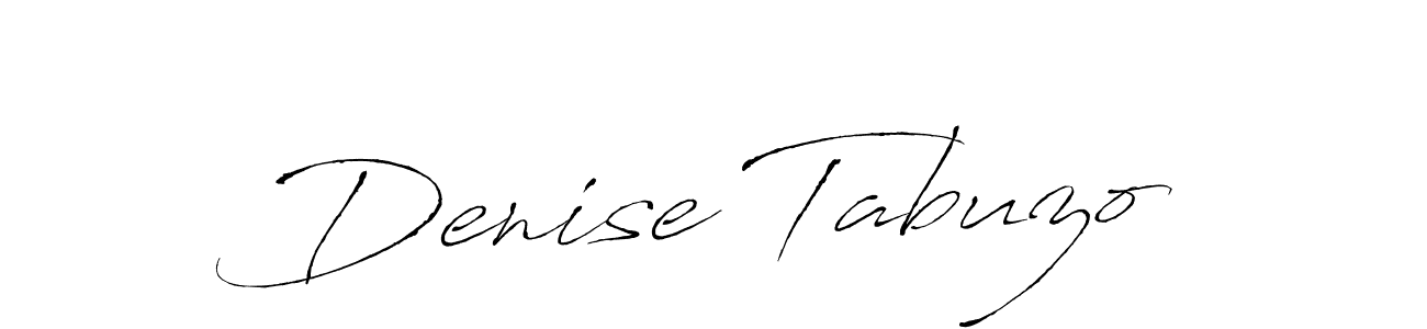 The best way (Antro_Vectra) to make a short signature is to pick only two or three words in your name. The name Denise Tabuzo include a total of six letters. For converting this name. Denise Tabuzo signature style 6 images and pictures png