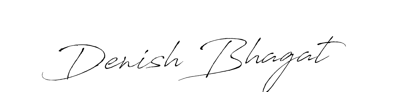The best way (Antro_Vectra) to make a short signature is to pick only two or three words in your name. The name Denish Bhagat include a total of six letters. For converting this name. Denish Bhagat signature style 6 images and pictures png