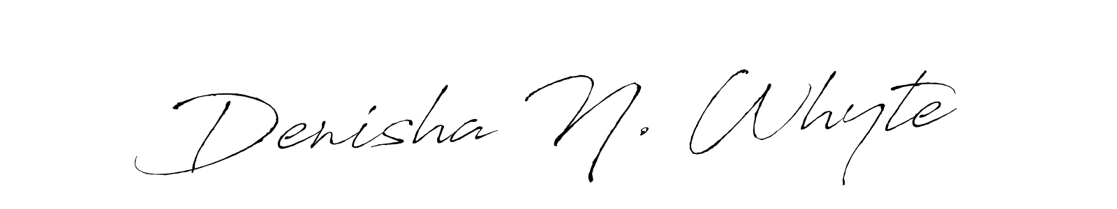 It looks lik you need a new signature style for name Denisha N. Whyte. Design unique handwritten (Antro_Vectra) signature with our free signature maker in just a few clicks. Denisha N. Whyte signature style 6 images and pictures png