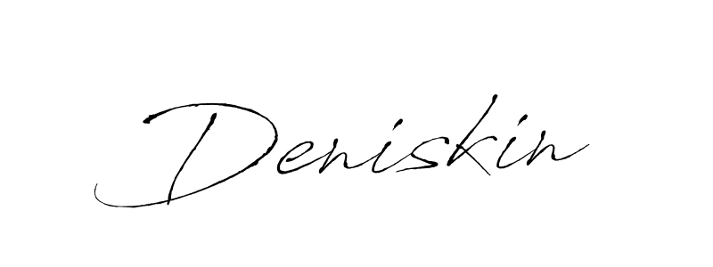 Deniskin stylish signature style. Best Handwritten Sign (Antro_Vectra) for my name. Handwritten Signature Collection Ideas for my name Deniskin. Deniskin signature style 6 images and pictures png