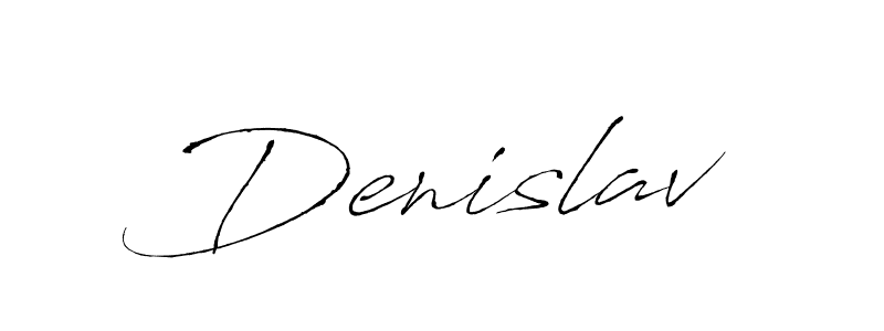 You should practise on your own different ways (Antro_Vectra) to write your name (Denislav) in signature. don't let someone else do it for you. Denislav signature style 6 images and pictures png