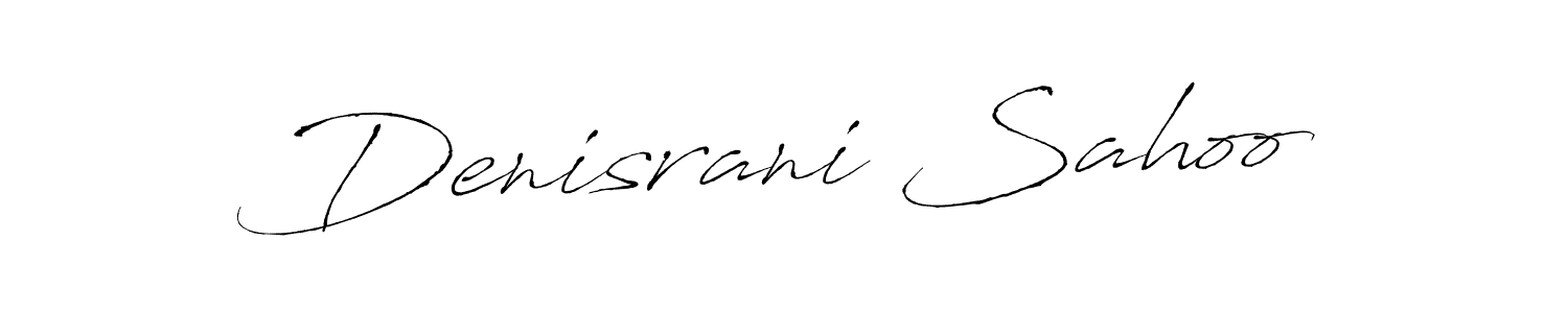 Use a signature maker to create a handwritten signature online. With this signature software, you can design (Antro_Vectra) your own signature for name Denisrani Sahoo. Denisrani Sahoo signature style 6 images and pictures png
