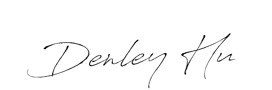 Make a beautiful signature design for name Denley Hu. Use this online signature maker to create a handwritten signature for free. Denley Hu signature style 6 images and pictures png
