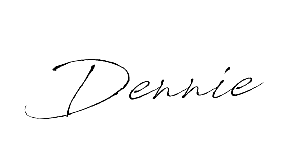 Antro_Vectra is a professional signature style that is perfect for those who want to add a touch of class to their signature. It is also a great choice for those who want to make their signature more unique. Get Dennie name to fancy signature for free. Dennie signature style 6 images and pictures png