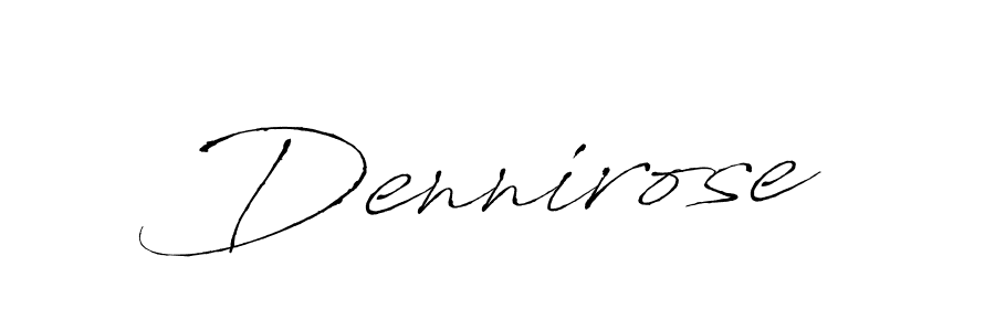 The best way (Antro_Vectra) to make a short signature is to pick only two or three words in your name. The name Dennirose include a total of six letters. For converting this name. Dennirose signature style 6 images and pictures png