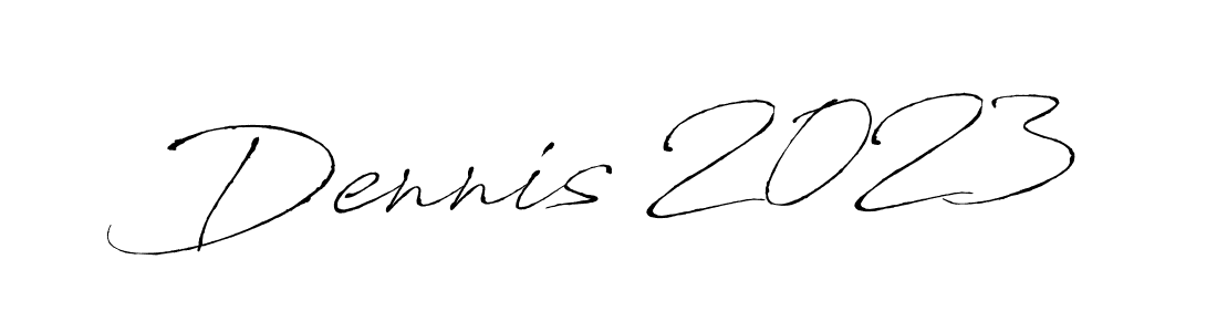 Antro_Vectra is a professional signature style that is perfect for those who want to add a touch of class to their signature. It is also a great choice for those who want to make their signature more unique. Get Dennis 2023 name to fancy signature for free. Dennis 2023 signature style 6 images and pictures png