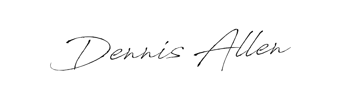 Also we have Dennis Allen name is the best signature style. Create professional handwritten signature collection using Antro_Vectra autograph style. Dennis Allen signature style 6 images and pictures png