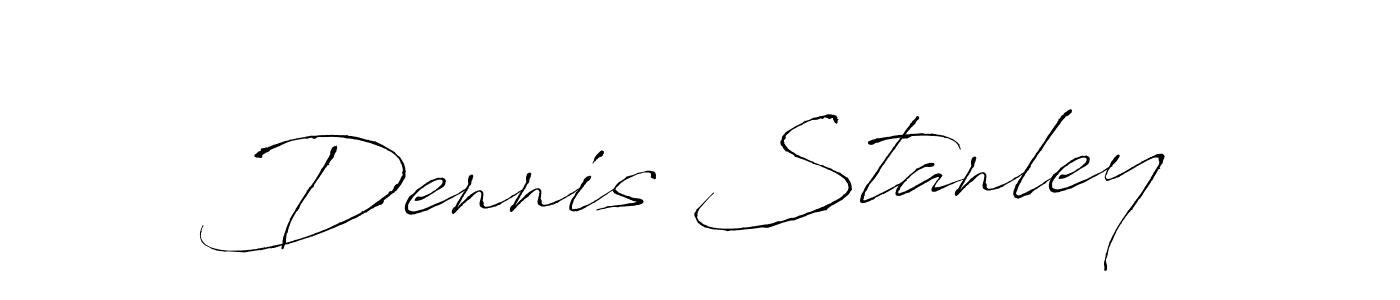 Design your own signature with our free online signature maker. With this signature software, you can create a handwritten (Antro_Vectra) signature for name Dennis Stanley. Dennis Stanley signature style 6 images and pictures png