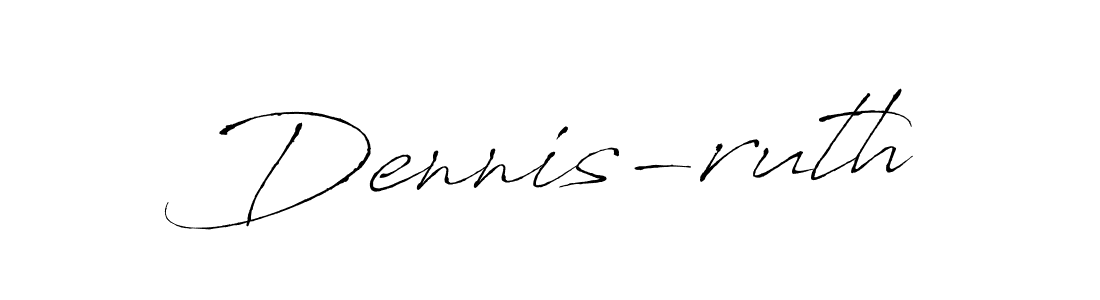 Make a beautiful signature design for name Dennis-ruth. With this signature (Antro_Vectra) style, you can create a handwritten signature for free. Dennis-ruth signature style 6 images and pictures png