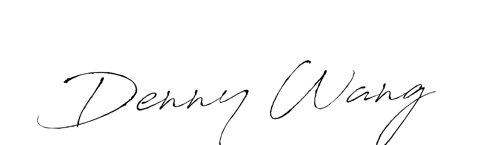 Similarly Antro_Vectra is the best handwritten signature design. Signature creator online .You can use it as an online autograph creator for name Denny Wang. Denny Wang signature style 6 images and pictures png
