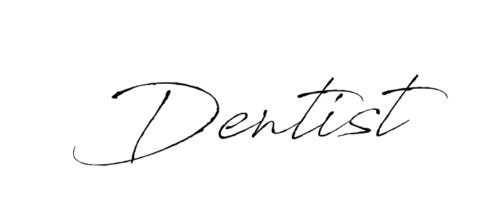 The best way (Antro_Vectra) to make a short signature is to pick only two or three words in your name. The name Dentist include a total of six letters. For converting this name. Dentist signature style 6 images and pictures png